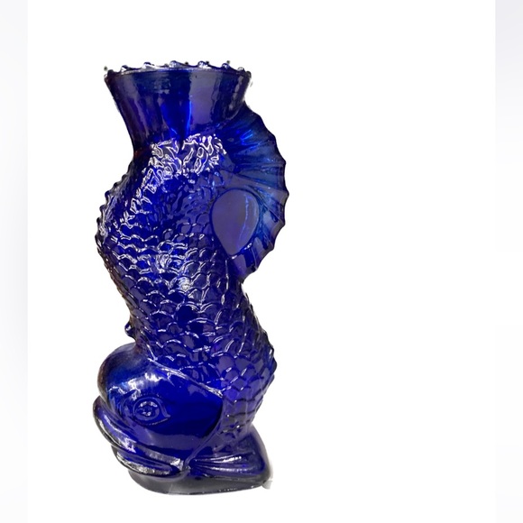 Maryland Glass Koi Vase  Excellent Condition - Picture 3 of 12